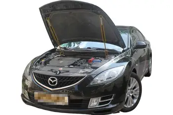 для Mazda 6 II Atenza 2008-2012, Передний капот, Изменение Газовых Стоек, Пружинный демпфер из Углеродного волокна, Подъемная поддержка, Амортизатор