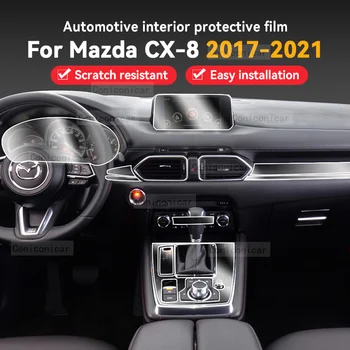 Для Mazda CX-8 2017-2021 Интерьер автомобиля Центральная консоль Прозрачная Защитная пленка из ТПУ Против царапин Ремонтная пленка Аксессуары Для ремонта