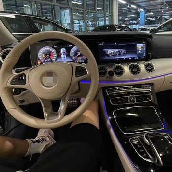 Для Mercedes Benz E-Class W213 2016-2021 Автомобильный GPS Обновление ЖК-экрана 12,3 Дюймов Навигационный Плеер