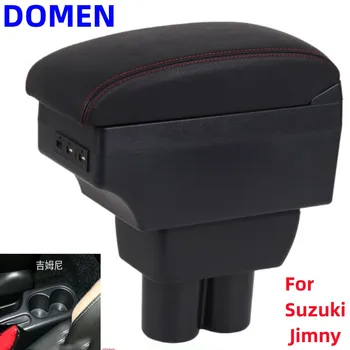 Для Suzuki Jimny Коробка для подлокотника Детали интерьера специальные детали для модернизации Центральный ящик для хранения автомобильного подлокотника со светодиодной подсветкой USB