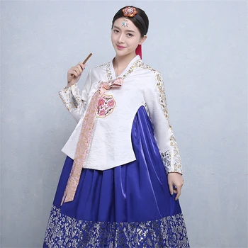 Женские платья Ханбок Корейская мода Древние свадебные костюмы Традиционная вечеринка Азиатский Дворец Косплей Сценическая одежда