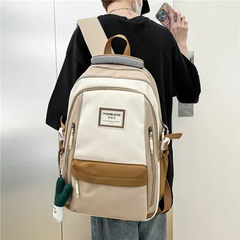 Женский рюкзак для студентов колледжа, школьная сумка для девочек-подростков, нейлоновый рюкзак