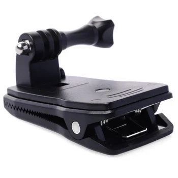 Зажим для экшн-камеры Для GoPro Hero 7 6 5 4 Крепление для Рюкзака Серфинг с Поворотом На 360 Градусов Для Сеанса 3 + 3 SJCAM SJ4000 Garmin