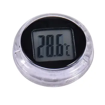 Измеритель мотоцикла Водонепроницаемый прочный Мотоциклетный цифровой термометр Часы Аксессуары для интерьера Мотоцикла