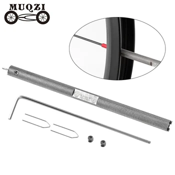 Инструмент для удаления ниппеля со спицами MUQZI, инструмент для вставки колеса дорожного велосипеда MTB, ключ для ниппеля со спицами из нержавеющей стали