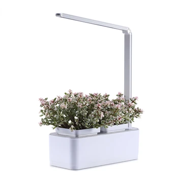 Интеллектуальный светодиодный светильник для выращивания растений, беспочвенное выращивание, домашний офис, сад, гидропонный цветочный горшок