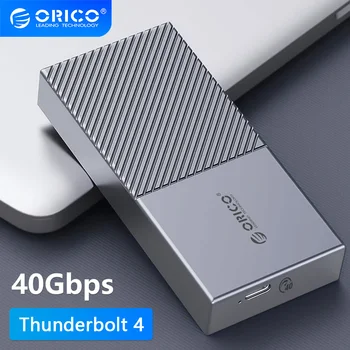 Корпус SSD-накопителя ORICO M.2 NVMe 40 Гбит/с 20 Гбит/с USB A Type C 3,0 PCIe HD Внешний чехол Thunderbolt 3/4 USB4 Коробка для Хранения ПК Ноутбук