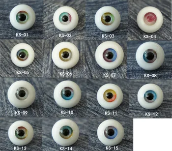Кукла KS BJD стеклянные глаза серии EKS 1/12 1/8 1/6 1/4 1/3 22 см 24 см, стеклянные кукольные глаза ручной работы