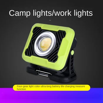 Лампа для кемпинга на открытом воздухе, Переносные палатки, Светодиодное освещение под навесом, Аварийное освещение, зарядка через USB