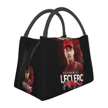 Ланч-боксы Formula One Racing Leclerc Charles, женские термохолодильники, сумка для ланча с изоляцией для еды, дорожный рабочий контейнер Pinic