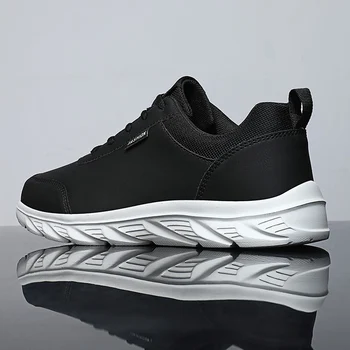 Легкие кроссовки 46 Модные Дышащие Мужские Кроссовки 45 Удобная спортивная обувь для бега Трусцой, Большой размер, Повседневная обувь для пары, Черный