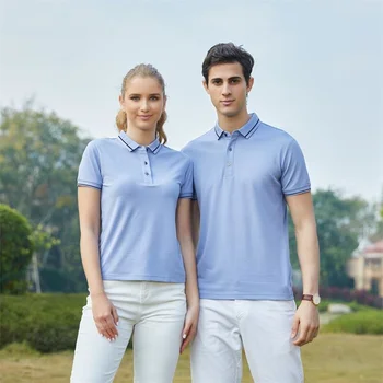 Летняя новая рубашка поло с коротким рукавом и лацканами, модный тренд, мужская и женская хлопковая футболка для отдыха, костюм для тенниса и гольфа