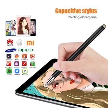 Магнитный стилус 2 в 1 для смартфона, ручка для рисования на сенсорном экране, емкостная ручка для планшета, iPad, iPhone, емкостные экраны