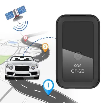 Мини-GPS-локатор GF22, Беспроводное интеллектуальное точное позиционирование, устройство для отслеживания потерь, автомобильный сильный магнитный противоугонный позиционер