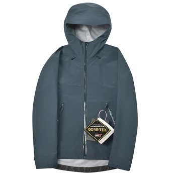Модная трехслойная водонепроницаемая куртка с дуговой вышивкой для мужчин и женщин GORE-TEXPRO BETA LT, повседневная легкая походная куртка