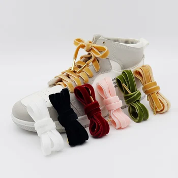 Модные Повседневные Шнурки с Бархатной поверхностью 100/120/140см Для Женщин И Мужчин, Черные, Белые, Зеленые, Разноцветные Шнурки Для обуви, Шнурки Для Повседневной обуви