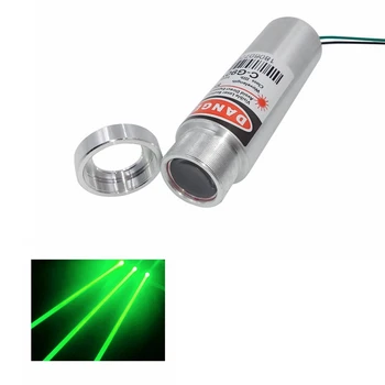 модуль лазерного диода зеленого Сала 520nm 40mw Толстый Для светового бара ночного клуба KTV 24x78mm