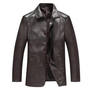 Мотоциклетная Байкерская куртка из искусственной кожи, Мужские Черные Мягкие Модные пальто из искусственной кожи, Мужская куртка-бомбер с карманами, Одежда