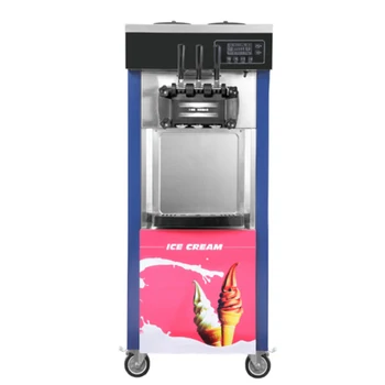 Напольная машина для смешивания мягкого мороженого с 3 вкусами объемом 20 л с сертификацией CE