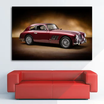 Настенное искусство Astons Martin DB24, спортивные винтажные плакаты и принты в стиле ретро, холст, картина для декора гостиной