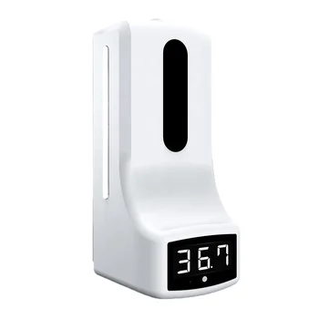 Настенный датчик измерения температуры рук автоматический дозирующий термометр для дезинфицирующего средства для рук
