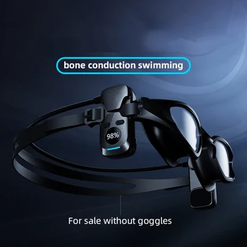 Наушники с костной проводимостью, Плавательные очки IPX8, Водонепроницаемый Подводный музыкальный MP3-плеер с наушниками с памятью 8G
