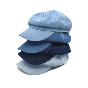 Новая мужская повседневная шляпа газетчика, Весенне-осенняя тонкая восьмиугольная шляпа в стиле Ретро, Модная Дикая повседневная шляпа Унисекс, Дикие восьмиугольные шляпы