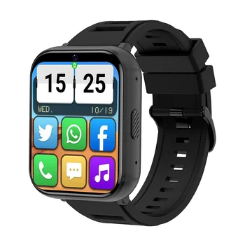 Новейшие Смарт-часы 2023 Q668 с Большим экраном, ОС Android 9,1, 4G Bluetooth-совместимый Звонок, Монитор сердечного ритма, WIFI Интернет-Браслет
