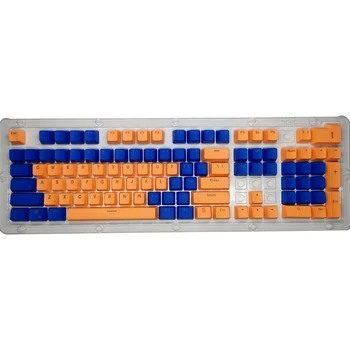 Новинка Shine Through Na-Ruto, соответствующие цвету клавишные колпачки из ПБТ Doubleshot, изготовленные на заказ, подходят для механической клавиатуры