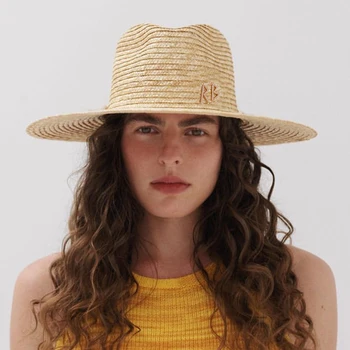 Новинка в женских Солнцезащитных шляпах с большими широкими полями, летних соломенных шляпах с защитой от ультрафиолета, Пляжной шляпе для дам, Панаме с козырьком для отпуска