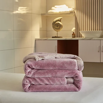 Новое толстое одеяло из искусственного меха на зиму, Роскошное Теплое Супер Удобное Одеяло для кроватей, высококачественное теплое зимнее одеяло