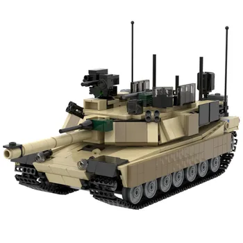 НОВЫЙ 997ШТ WW2 Военный MOC M1 Abrams Основная модель боевого Танка креативные идеи высокотехнологичная Детская Игрушка подарок на День рождения Бронированный Автомобиль Блоки