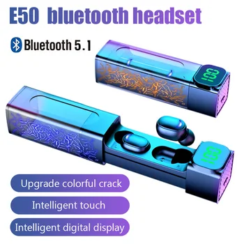 Новый E50 Губная Помада Наушники Беспроводные Bluetooth 5,0 Наушники Tws Наушники Tws Гарнитура С Зарядным Чехлом Коробка Для iPhone Всех Телефонов