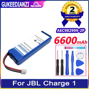 Новый Аккумулятор Bateria 6600 мАч AEC982999-2P AEC9829992P Для JBL Charge 1 Charge1 Batterie, Сменный Аккумулятор Большой Емкости + Инструменты