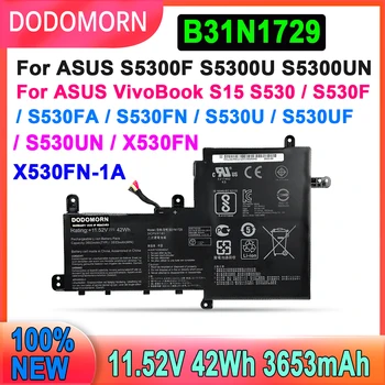 Новый Аккумулятор для ноутбука B31N1729 Для ASUS VivoBook S15 S530 S530F S530FA S530FN S530UA S530UF S530UN X530FN X530FN-1A