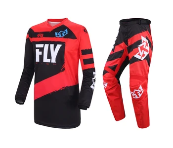 Новый комбинированный комплект из Джерси и брюк Fly Fish Red F-16 MX/ATV/BMX/MTB 2018, Снаряжение для верховой езды MX/ATV Dirt Bike