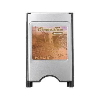 Новый Компактный флэш-накопитель CF-адаптер для чтения карт PC Card PCMCIA для ноутбука Notebook Feb7