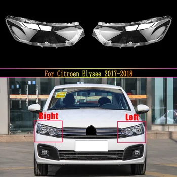 Объектив фары для Citroen Elysee 2017 2018 Замена крышки фары Переднего автомобильного фонаря Auto Shell