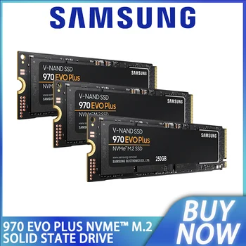 Оригинальный SAMSUNG 970 EVO Plus NVMe M.2 SSD 250G Твердотельный накопитель TLC Жесткий Диск PCIe Gen 3x4 M2 SSD Для Настольного Ноутбука