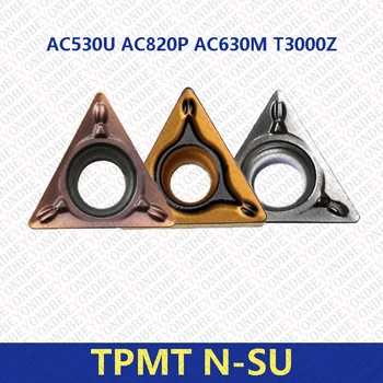 Оригинальный TPMT TPMT110304 TPMT080204N-SU TPMT110304N-SU TPMT160404N-SU AC530U AC630M AC820P твердосплавные пластины Токарный резак 10 шт.