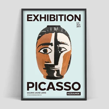 Пабло Пикассо, Музей Кермика, Выставочный Плакат, Печать На Холсте, Современная Настенная Художественная Живопись Для Домашнего Декора Гостиной