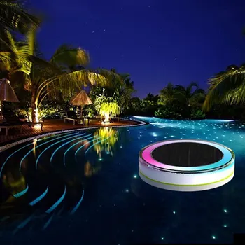 Плавающий светильник для бассейна 24 Цветная светодиодная лампа для бассейна с дистанционным водонепроницаемым освещением Плавающий светильник для бассейна