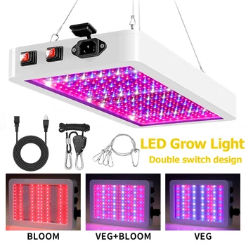 Полный Спектр внутреннего светодиодного Светильника для Выращивания растений с режимом Veg/bloom Лампа для выращивания растений Гидропоника Lampare для Цветов Палатки Рассада