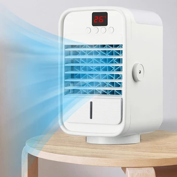 Портативный Мини-вентилятор для кондиционера, USB Перезаряжаемый Персональный Охлаждающий вентилятор для домашнего офиса, комнаты в общежитии, спальни, путешествий на открытом воздухе