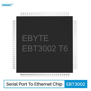 Последовательный порт к чипу Ethernet CDSENET EBT3002 Уровень TTL к RJ45 Modbus TCP к RTU MQTT HTTP Прозрачная передача Низкая мощность