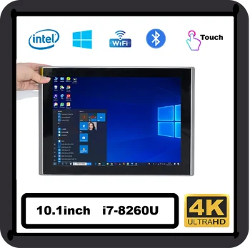 Продажа Прочного Pos-устройства All In One с сенсорным экраном 10,1 дюйма Core i5 4278U 8G DDR3 с фронтальной Мини-настольной промышленной планшетной панелью PC