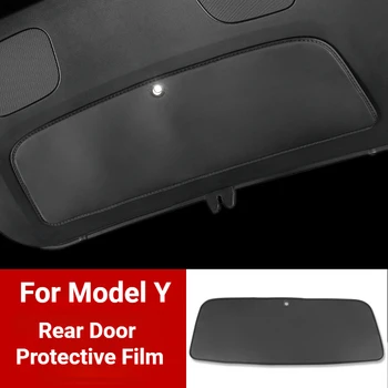 Противообрастающий Коврик для Двери багажника Защитная Накладка Задний Коврик для Багажника Задняя Защитная Планка Защита От Ударов и Царапин для Tesla Model Y
