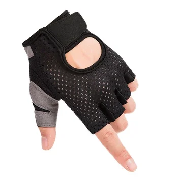 Профессиональные перчатки для фитнеса, нескользящие, для занятий йогой, полупальцевые, для мужчин и женщин, для поднятия тяжестей, защита рук, аксессуары для велоспорта
