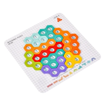 Развивающая Игрушка Монтессори для детей, Обучающая Математическая Игрушка, Подбирающая Числа, Головоломка