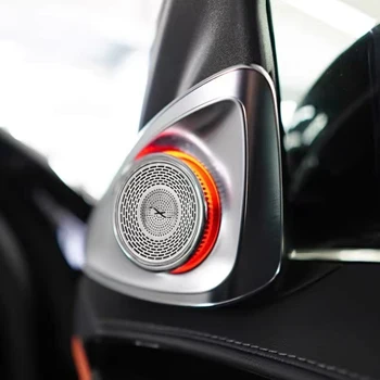 Рассеянный Свет 64 Цвета Автомобильный 3D Вращающийся Свет Твитер Высокочастотный Динамик СВЕТОДИОДНЫЙ Высокочастотный Динамик Подходит для Mercedes Benz S Class 2021 W223